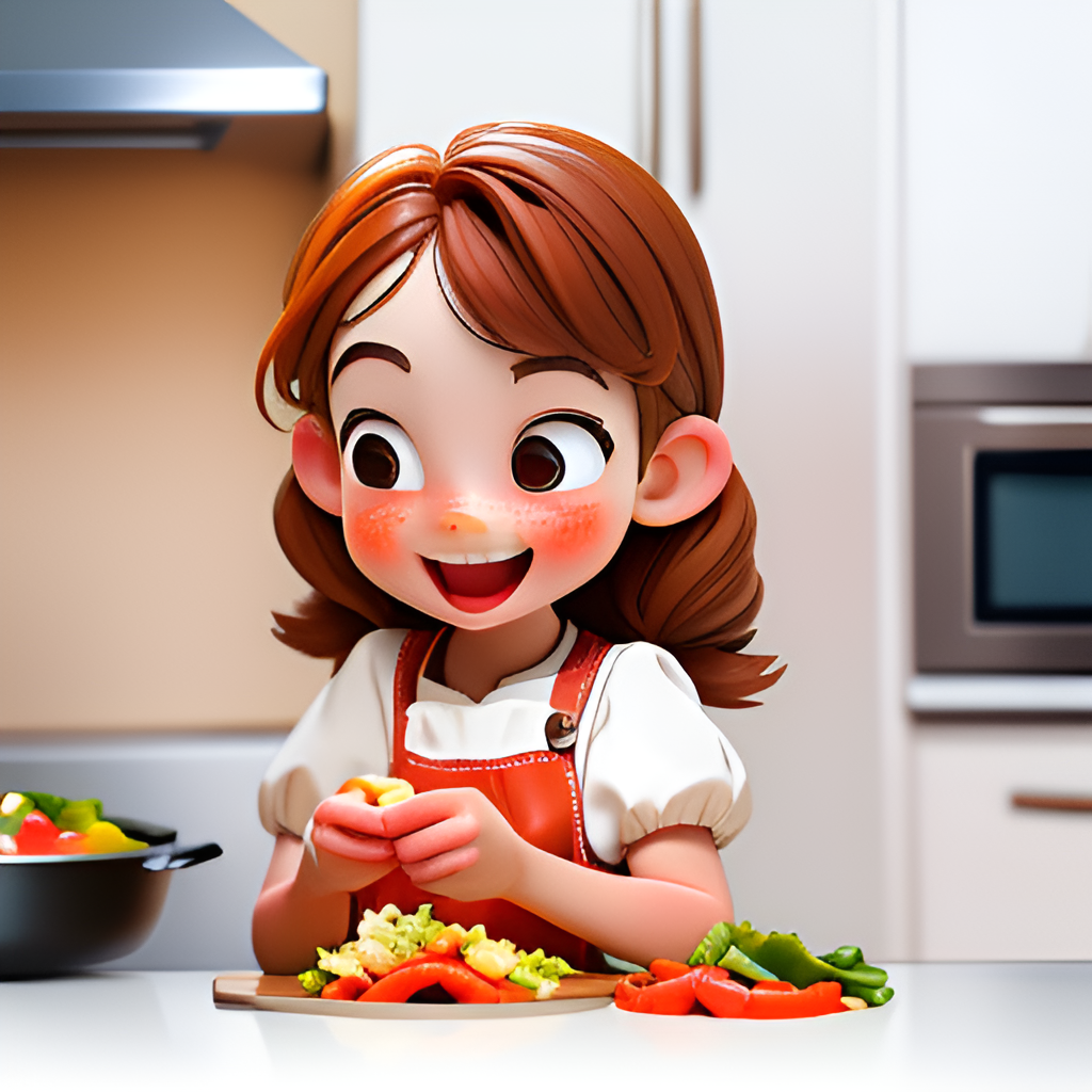 Children Helping in the Kitchen - Mindful Meal Preparation